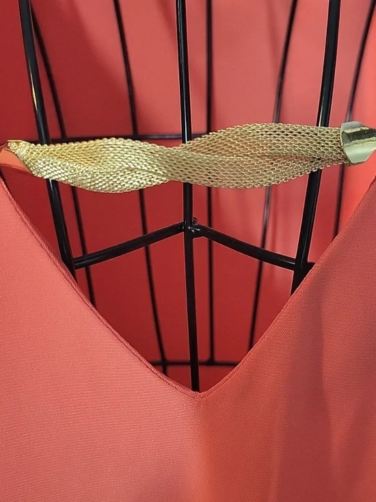 AUW Coral V-Neck Tunic Top - Picture 3 of 5